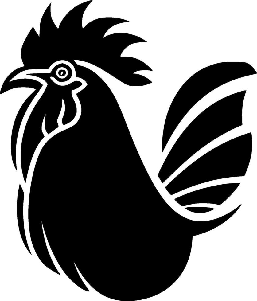 Rooster - High Quality Logo - illustration ideal for T-shirt graphic vector