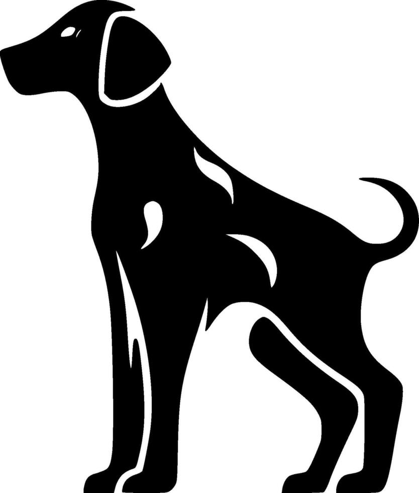 Dalmatian, Minimalist and Simple Silhouette - illustration vector