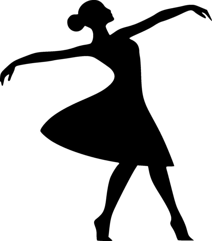 Dance, Black and White illustration 46979467 Vector Art at Vecteezy