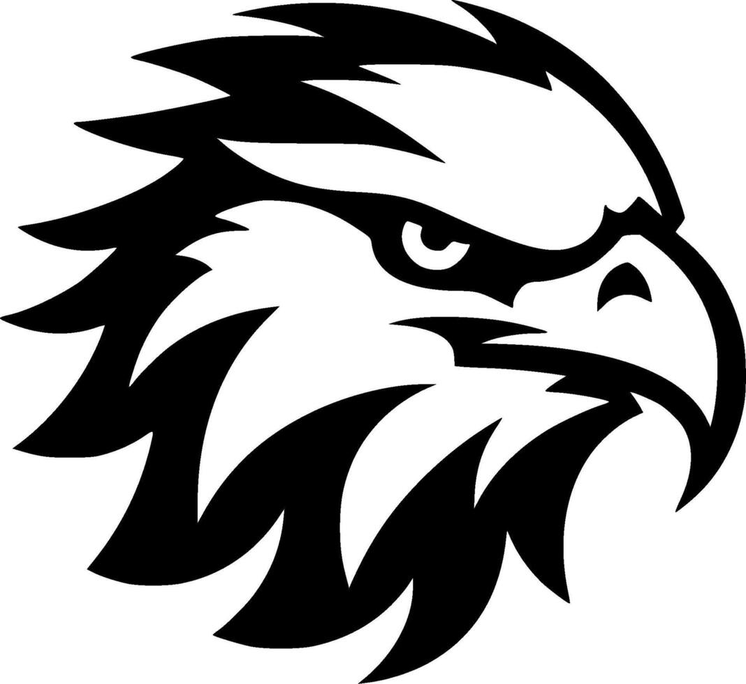 Eagle, Minimalist and Simple Silhouette - illustration vector