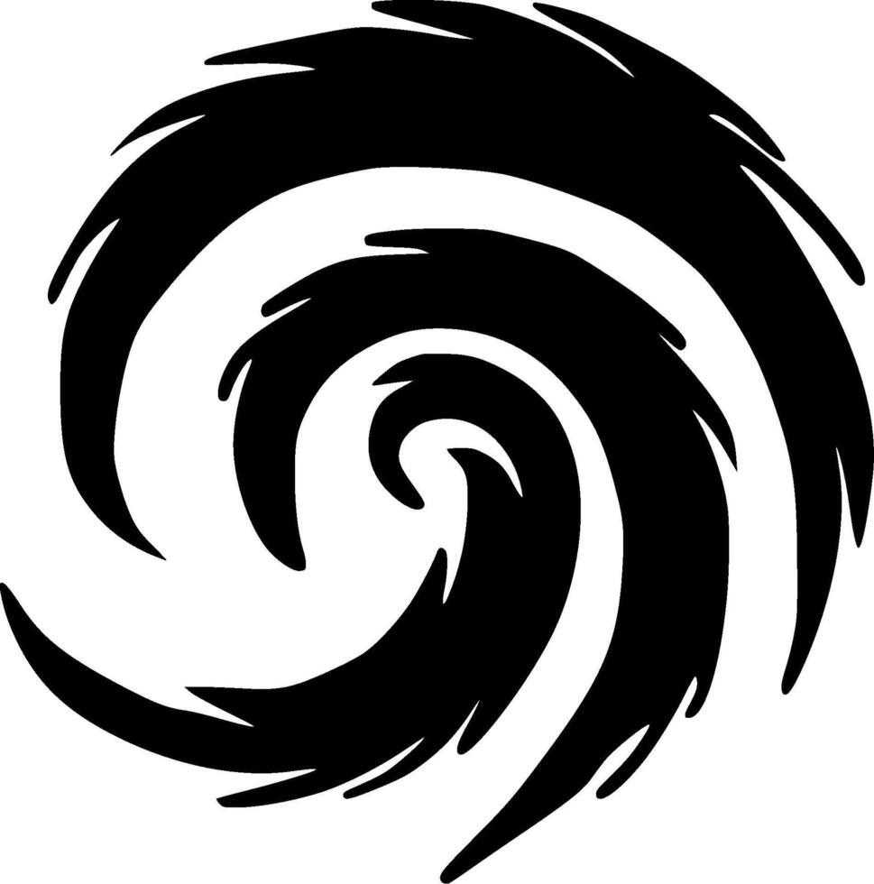 Tornado - Minimalist and Flat Logo - illustration vector