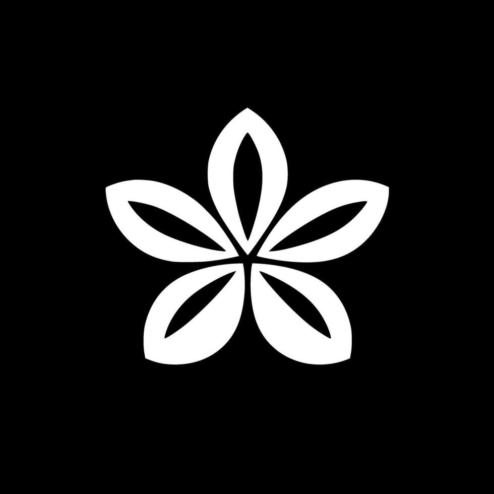 Daisy - Black and White Isolated Icon - illustration vector