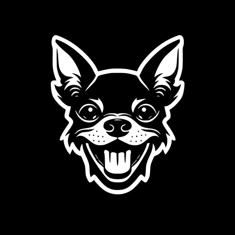 Chihuahua - Minimalist and Flat Logo - illustration vector