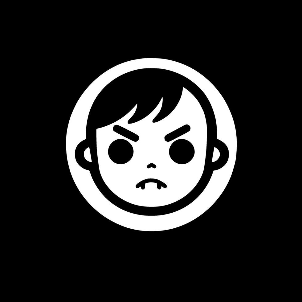 Halloween, Minimalist and Simple Silhouette - illustration vector
