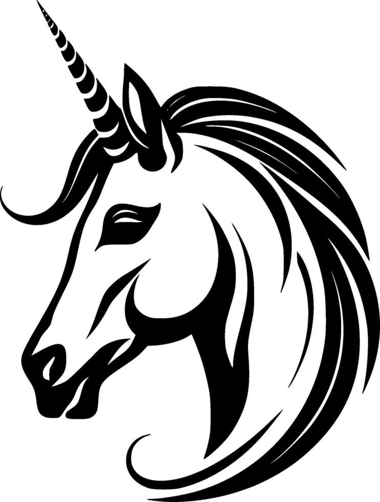 Unicorn - High Quality Logo - illustration ideal for T-shirt graphic vector