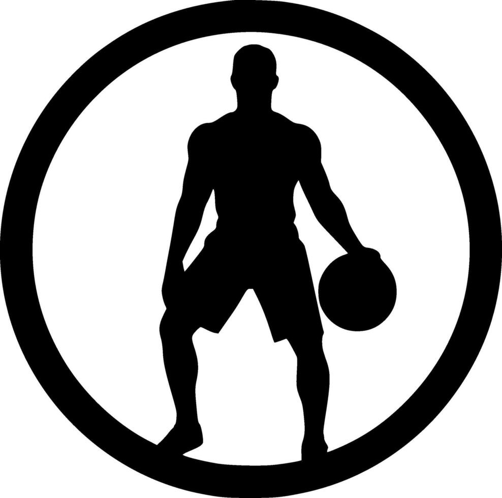 Gym - Minimalist and Flat Logo - illustration vector