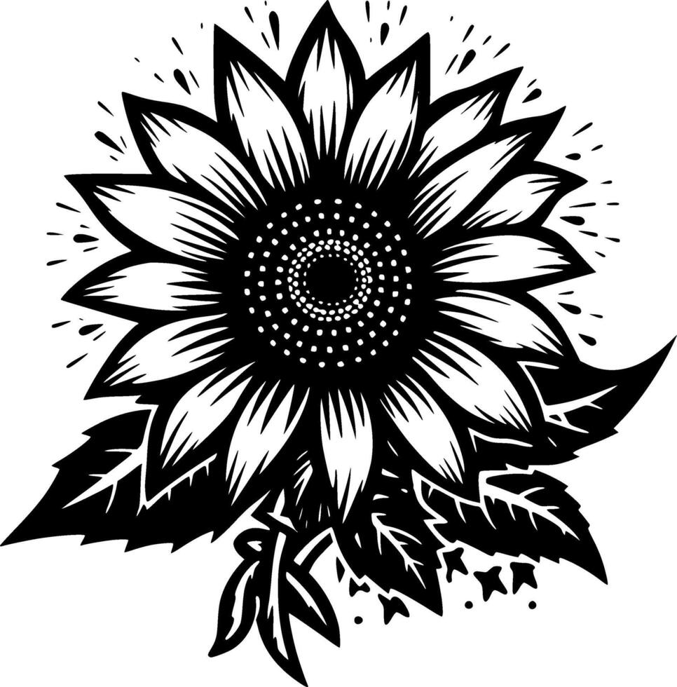 Flower - Minimalist and Flat Logo - illustration vector