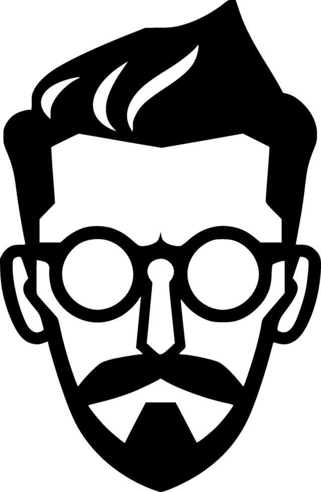 Papa, Minimalist and Simple Silhouette - illustration vector