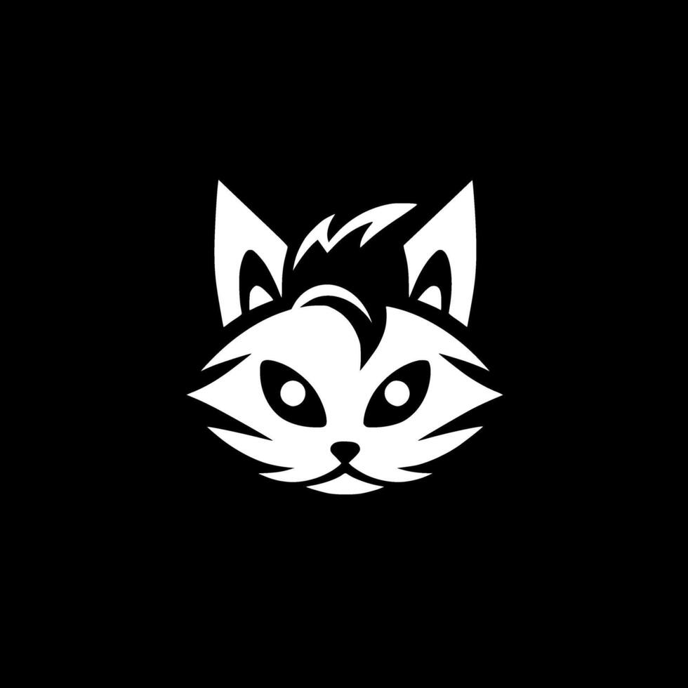 Cat, Minimalist and Simple Silhouette - illustration vector