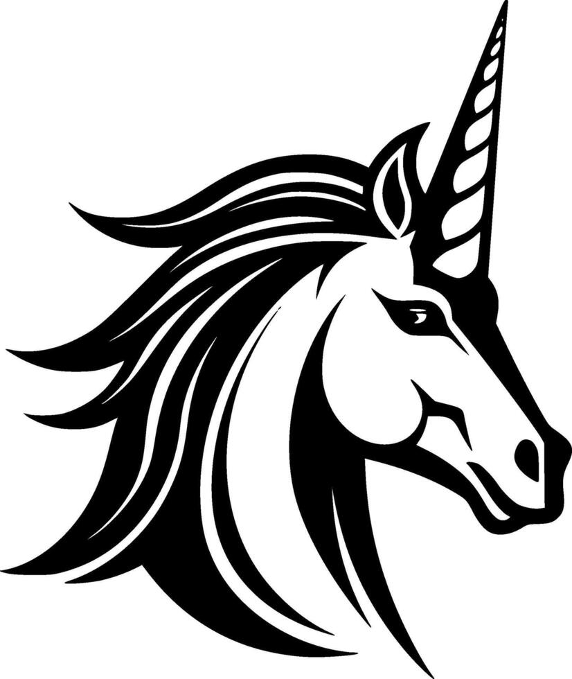 Unicorn - High Quality Logo - illustration ideal for T-shirt graphic vector