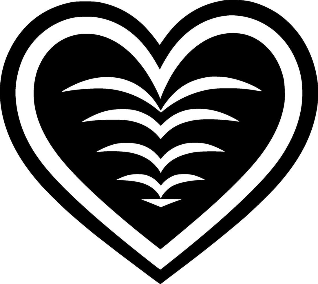 Heart - High Quality Logo - illustration ideal for T-shirt graphic vector