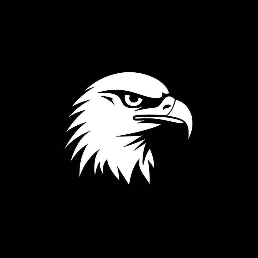Eagle, Minimalist and Simple Silhouette - illustration vector