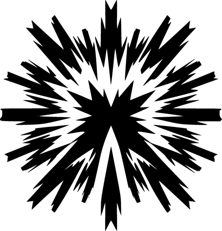 Explosion - High Quality Logo - illustration ideal for T-shirt graphic vector