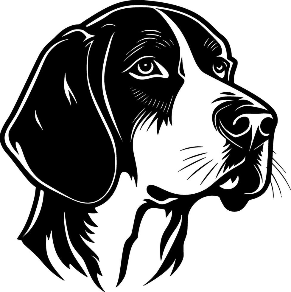 Beagle - Minimalist and Flat Logo - illustration vector