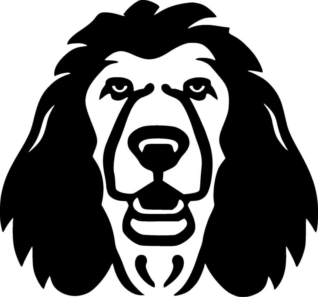 Poodle Dog, Minimalist and Simple Silhouette - illustration vector