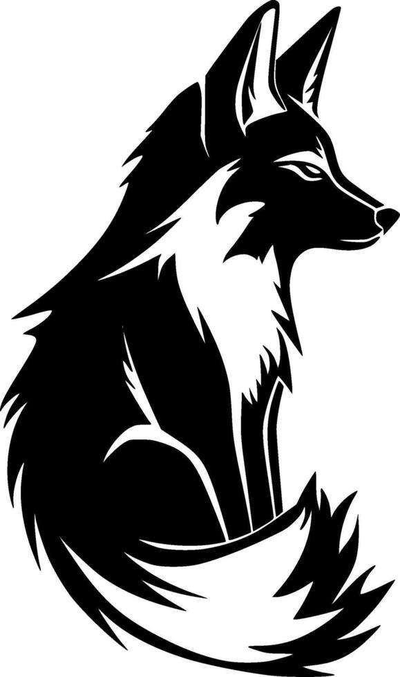 Fox - Minimalist and Flat Logo - illustration vector