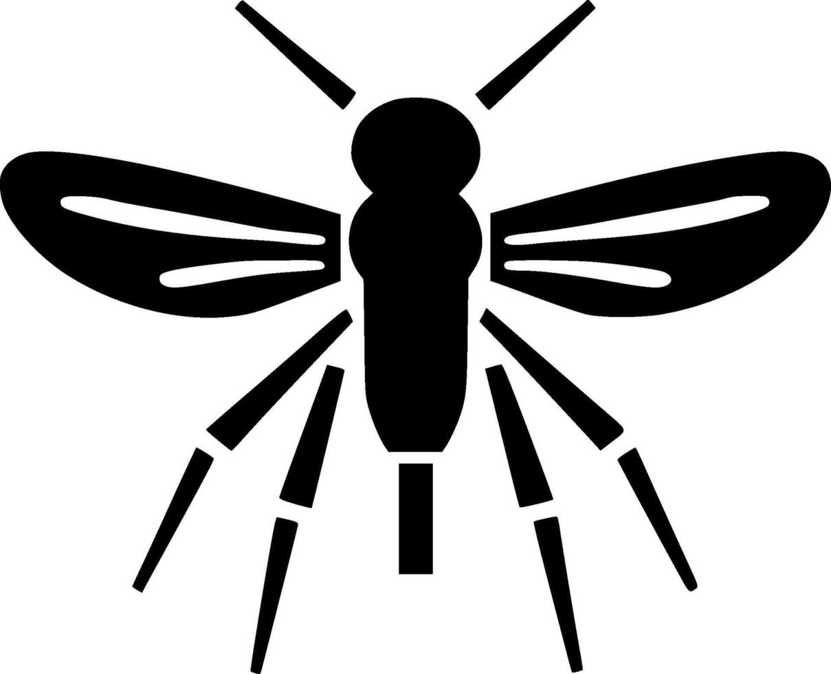 Mosquito - Minimalist and Flat Logo - illustration vector