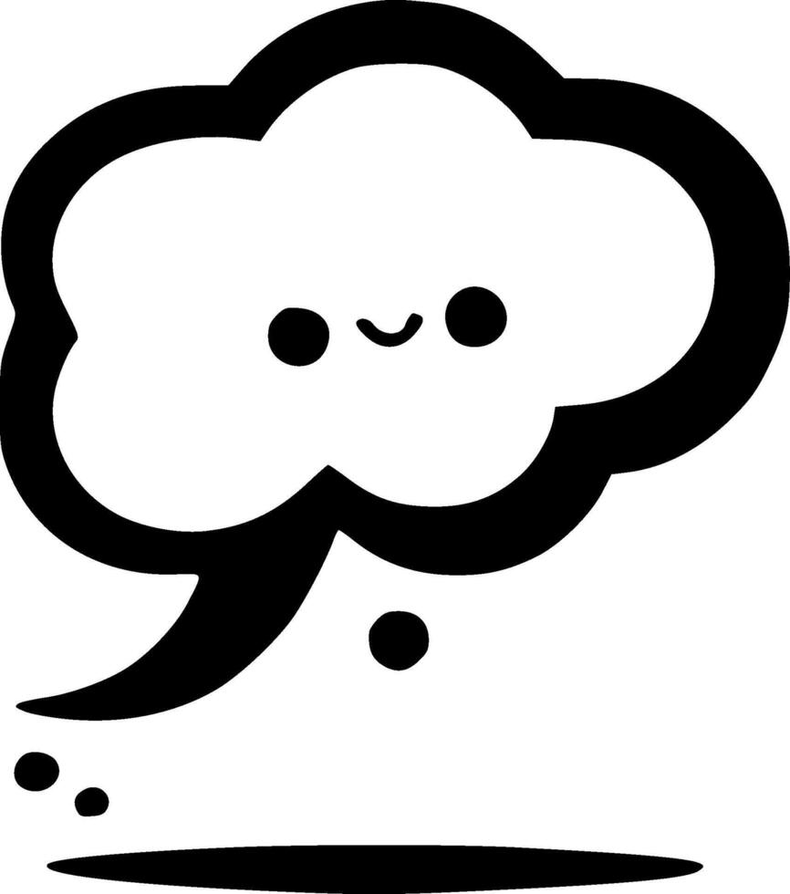 Speech Bubble - High Quality Logo - illustration ideal for T-shirt graphic vector