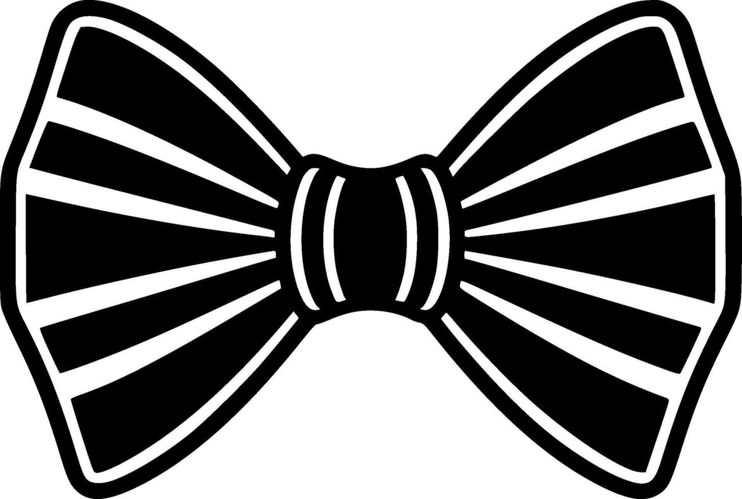 Bow - Minimalist and Flat Logo - illustration vector