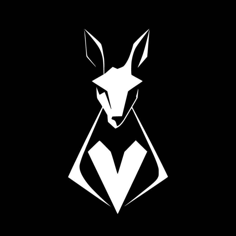 Kangaroo - High Quality Logo - illustration ideal for T-shirt graphic vector