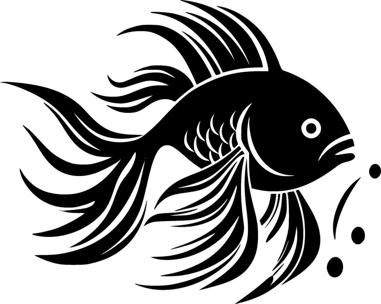 Goldfish - High Quality Logo - illustration ideal for T-shirt graphic vector