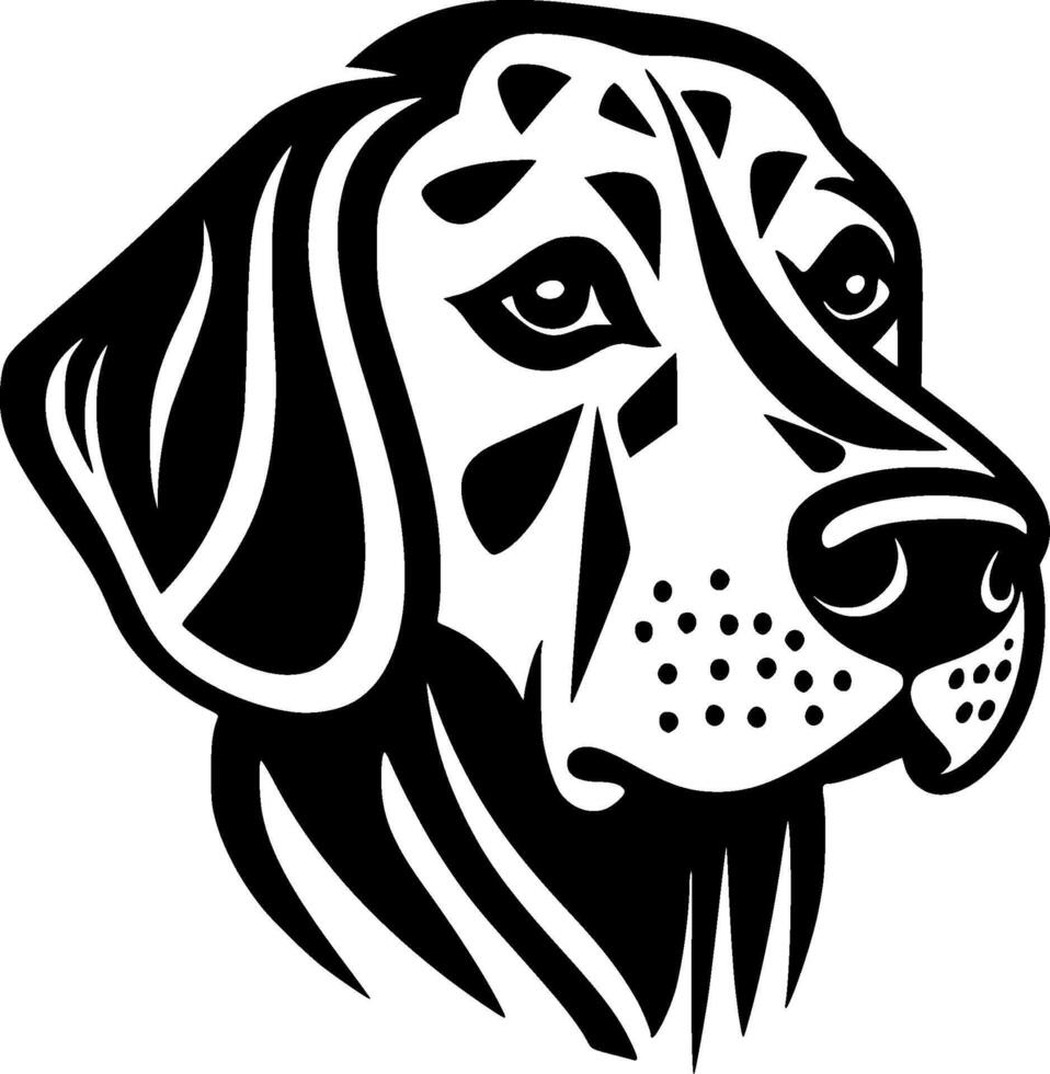 Dalmatian, Minimalist and Simple Silhouette - illustration vector