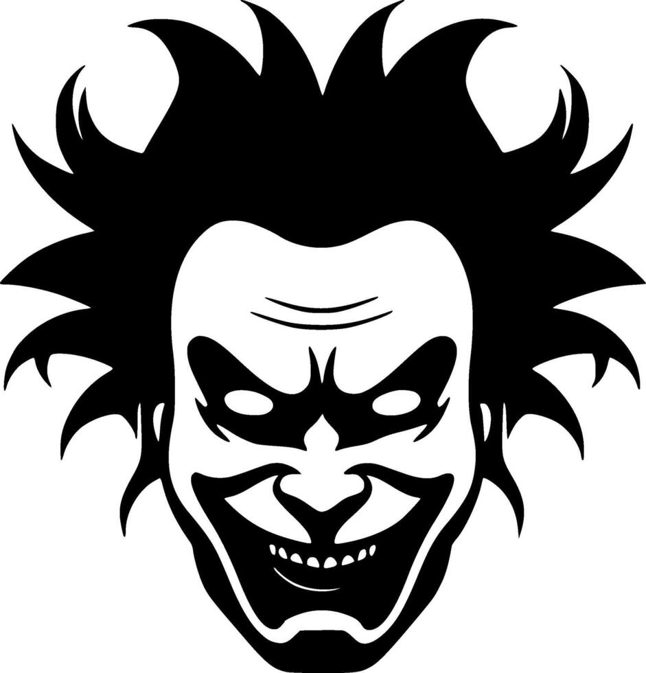 Clown - High Quality Logo - illustration ideal for T-shirt graphic vector