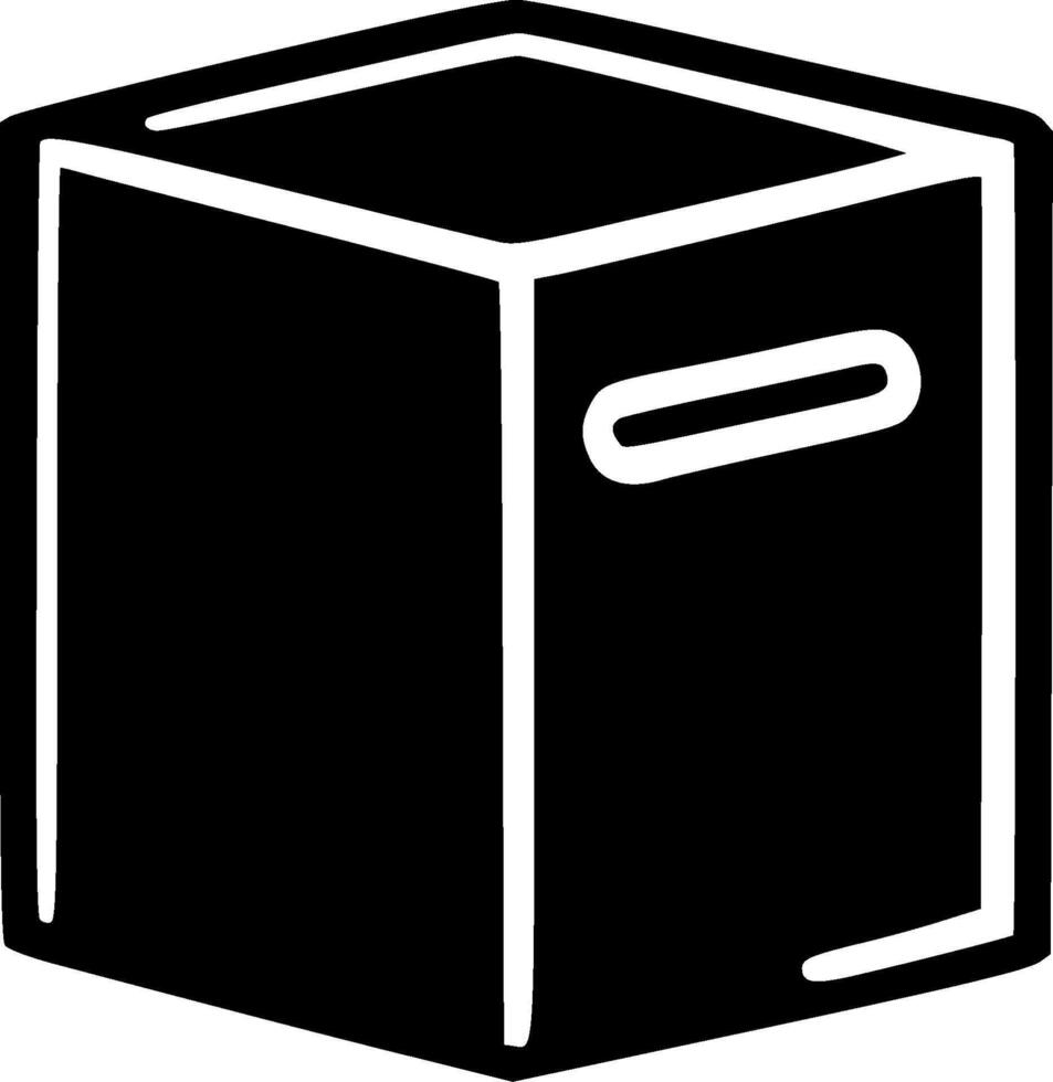 Box - Minimalist and Flat Logo - illustration vector