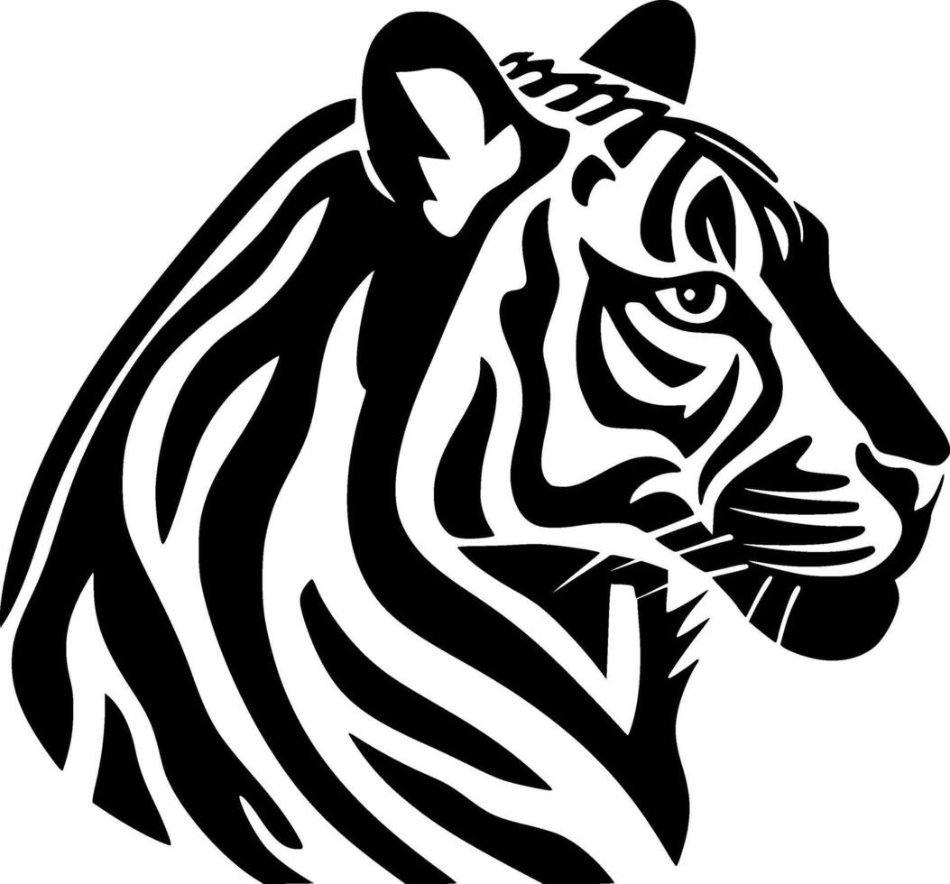 Ocelot, Minimalist and Simple Silhouette - illustration vector