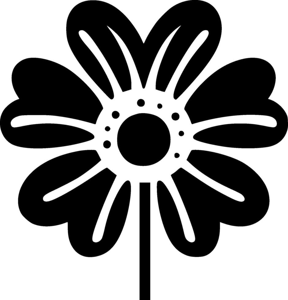 Flower - Minimalist and Flat Logo - illustration vector