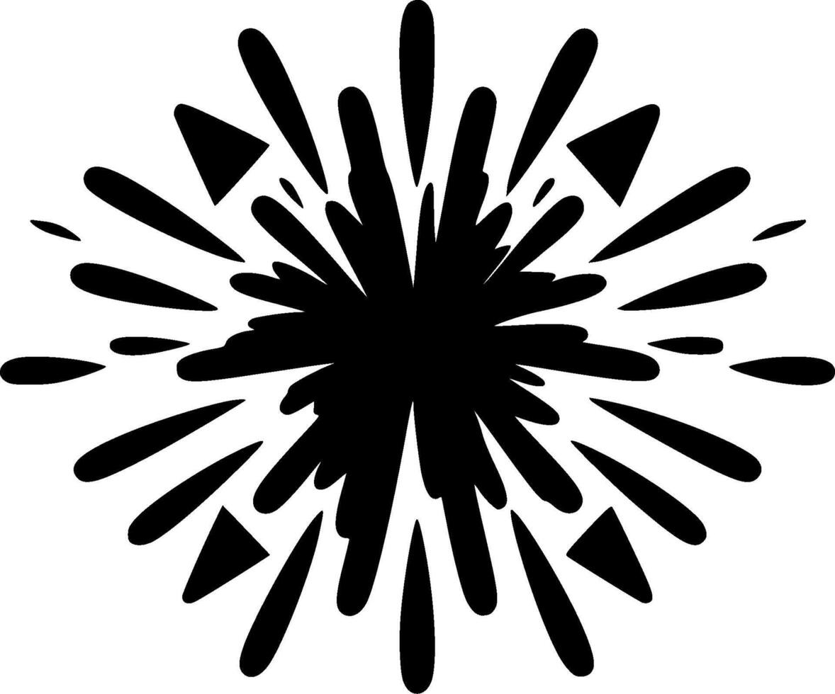 Explosion - High Quality Logo - illustration ideal for T-shirt graphic vector