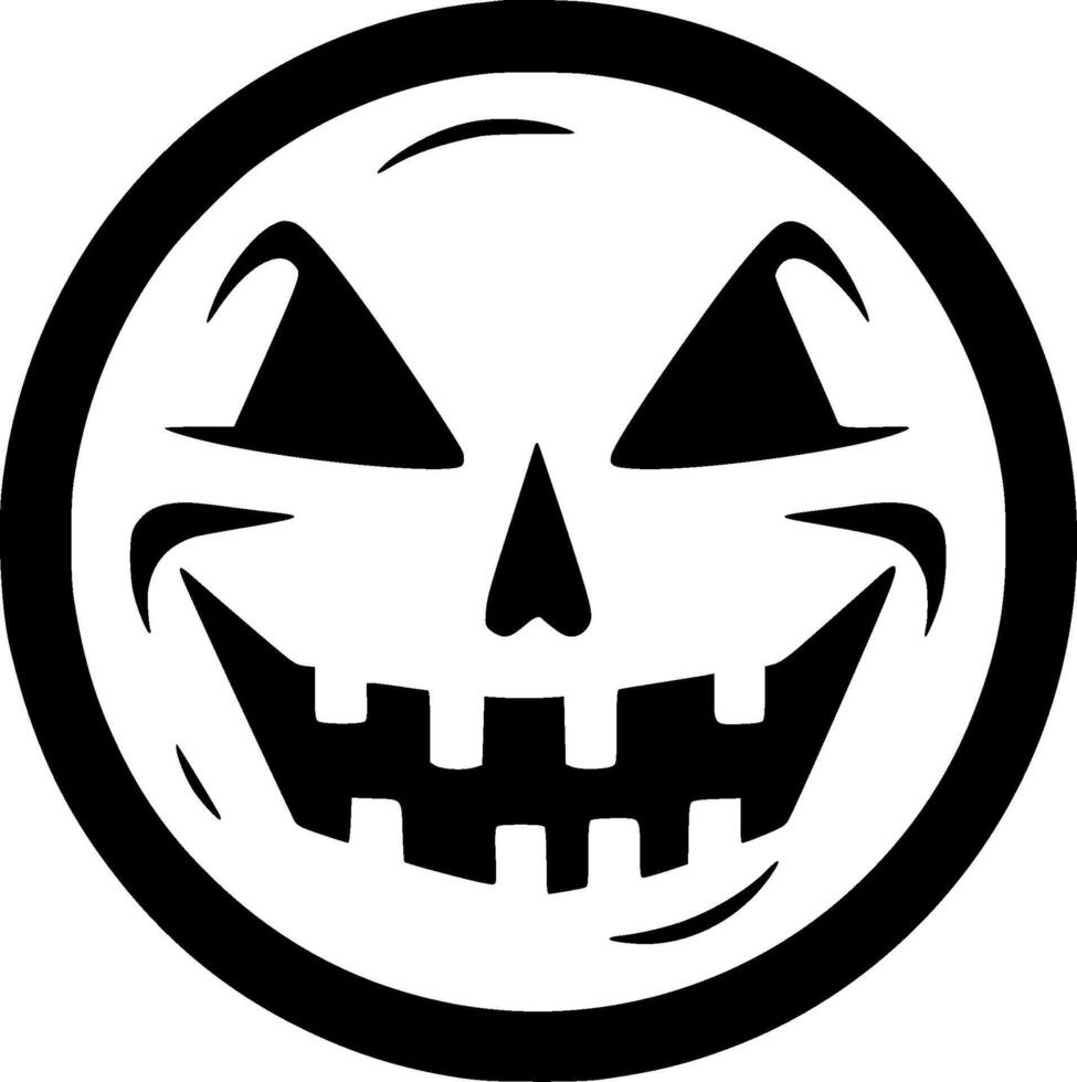 Halloween - Minimalist and Flat Logo - illustration vector