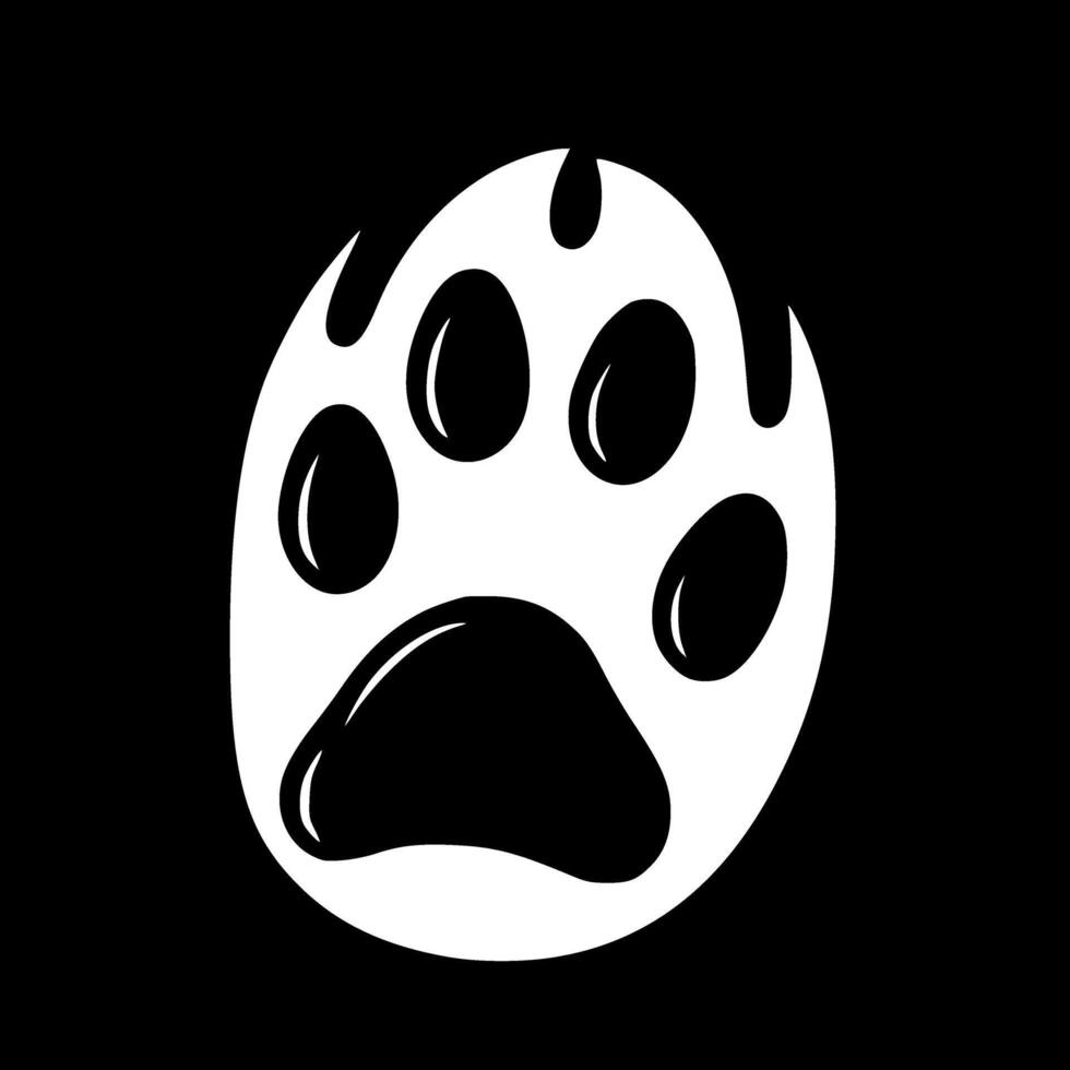 Paw Print - High Quality Logo - illustration ideal for T-shirt graphic vector