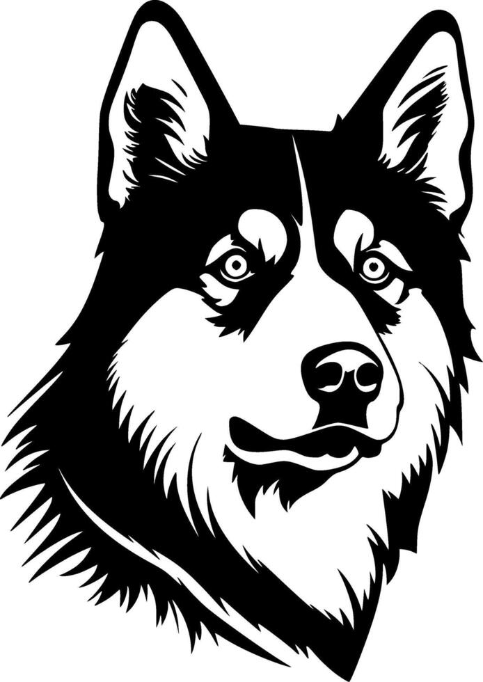 Siberian Husky - High Quality Logo - illustration ideal for T-shirt graphic vector