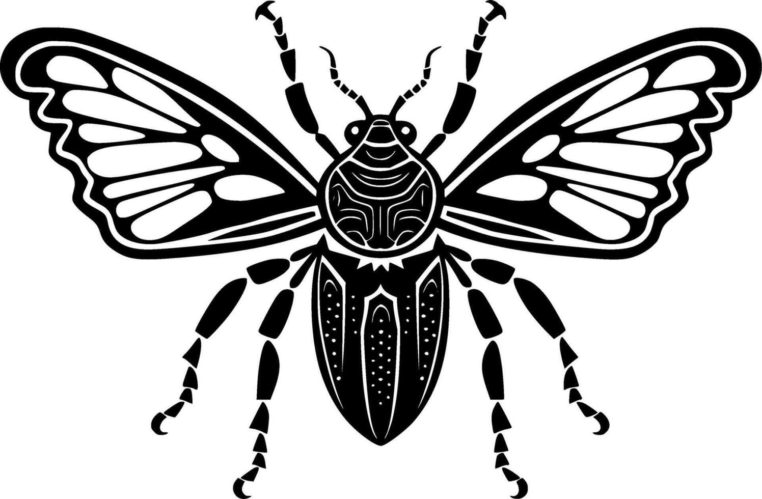 Beetle - High Quality Logo - illustration ideal for T-shirt graphic vector