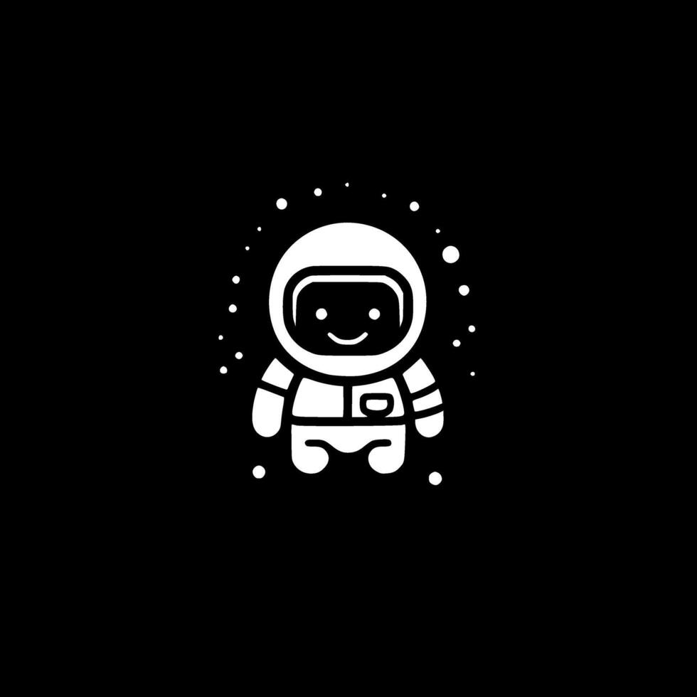 Space, Black and White illustration vector