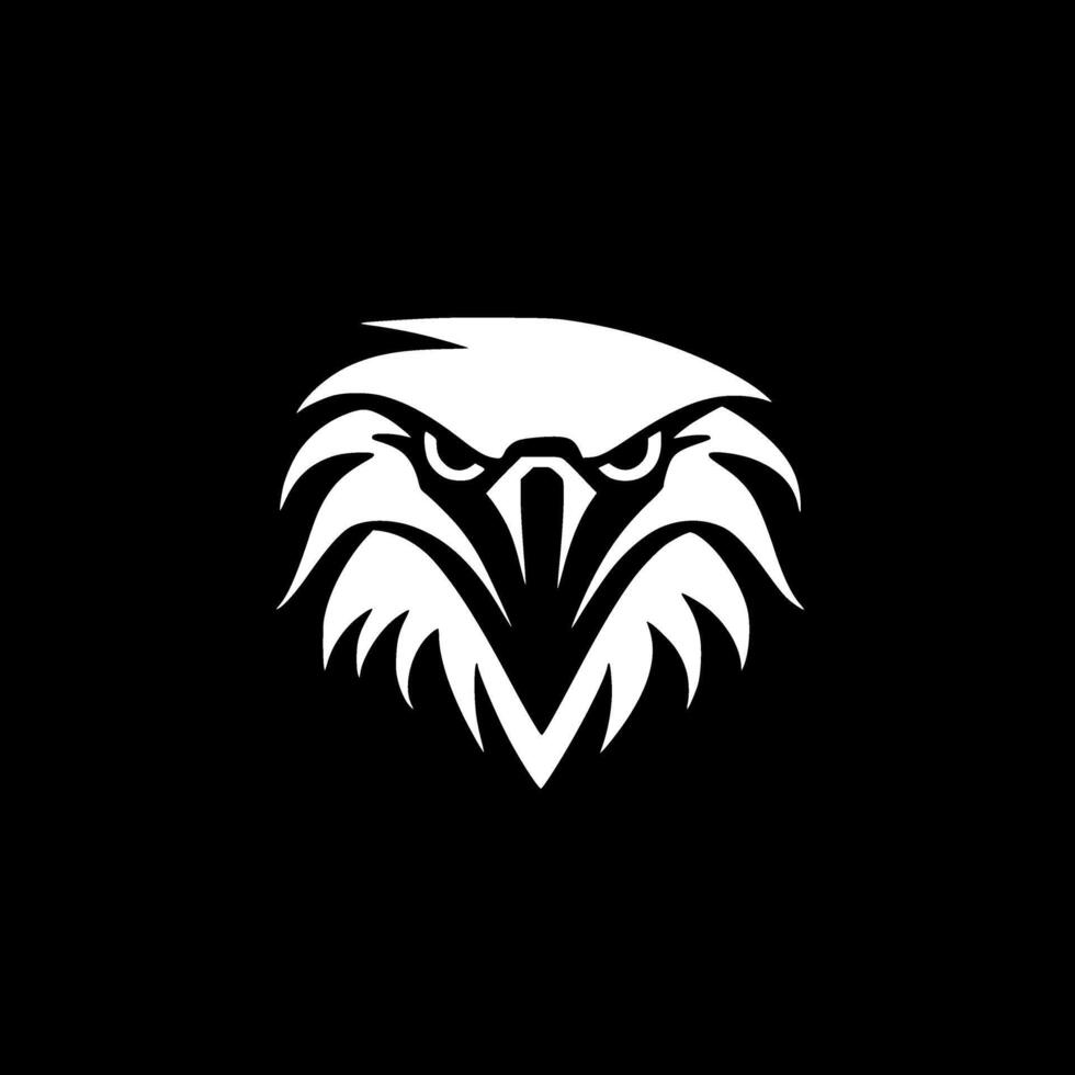 Eagle, Minimalist and Simple Silhouette - illustration vector