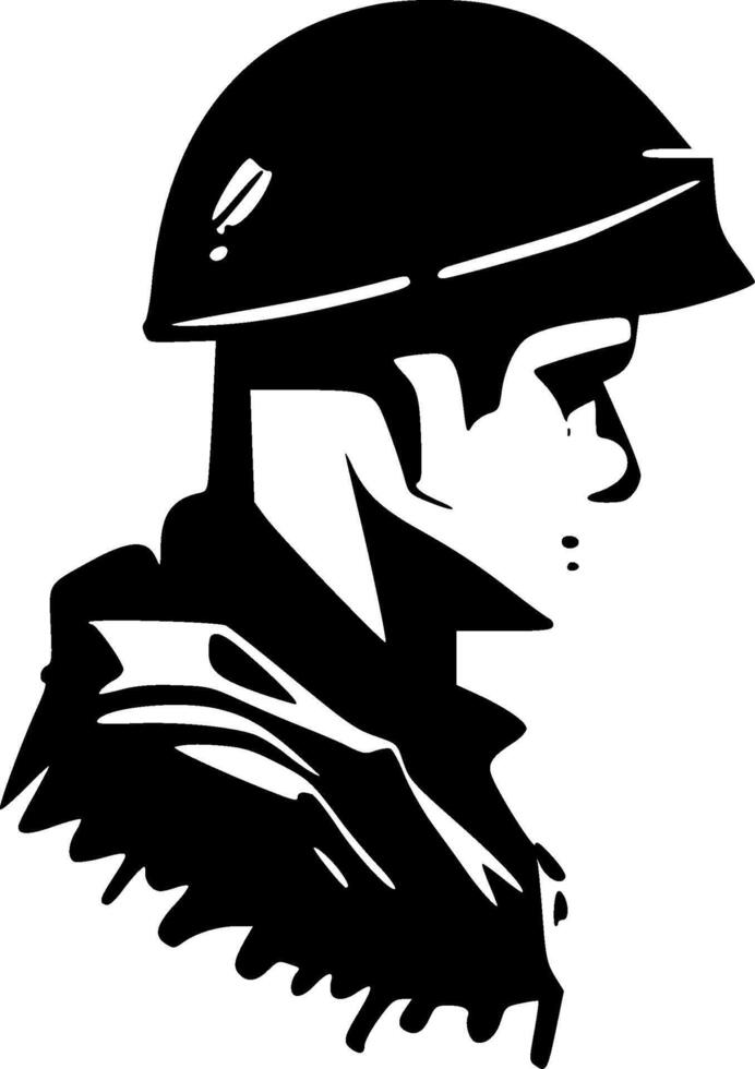 Soldier - High Quality Logo - illustration ideal for T-shirt graphic vector