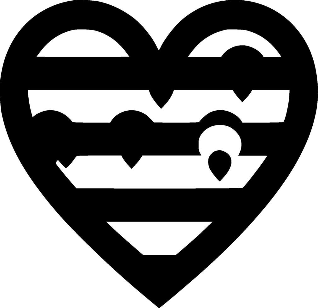 Heart - High Quality Logo - illustration ideal for T-shirt graphic vector