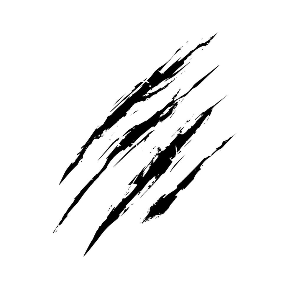 Beast Claws Scratches Isolated vector