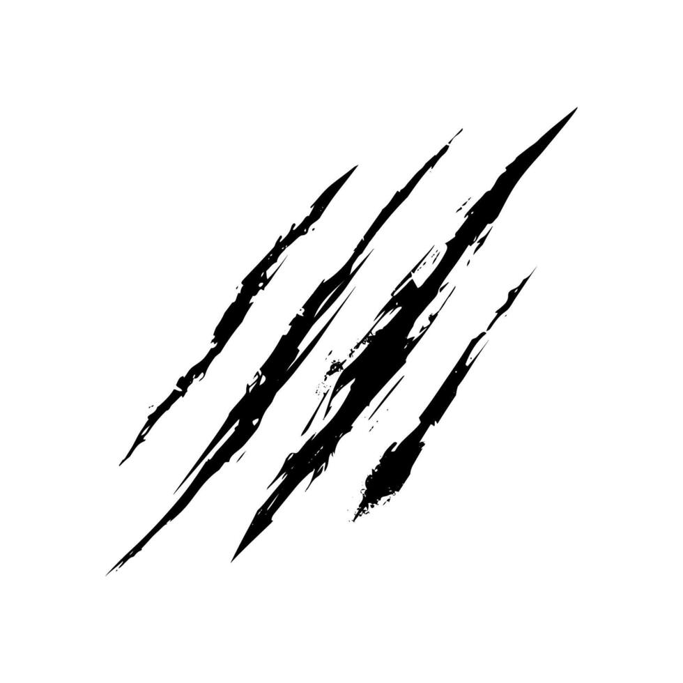 Beast Claws Scratches Isolated vector