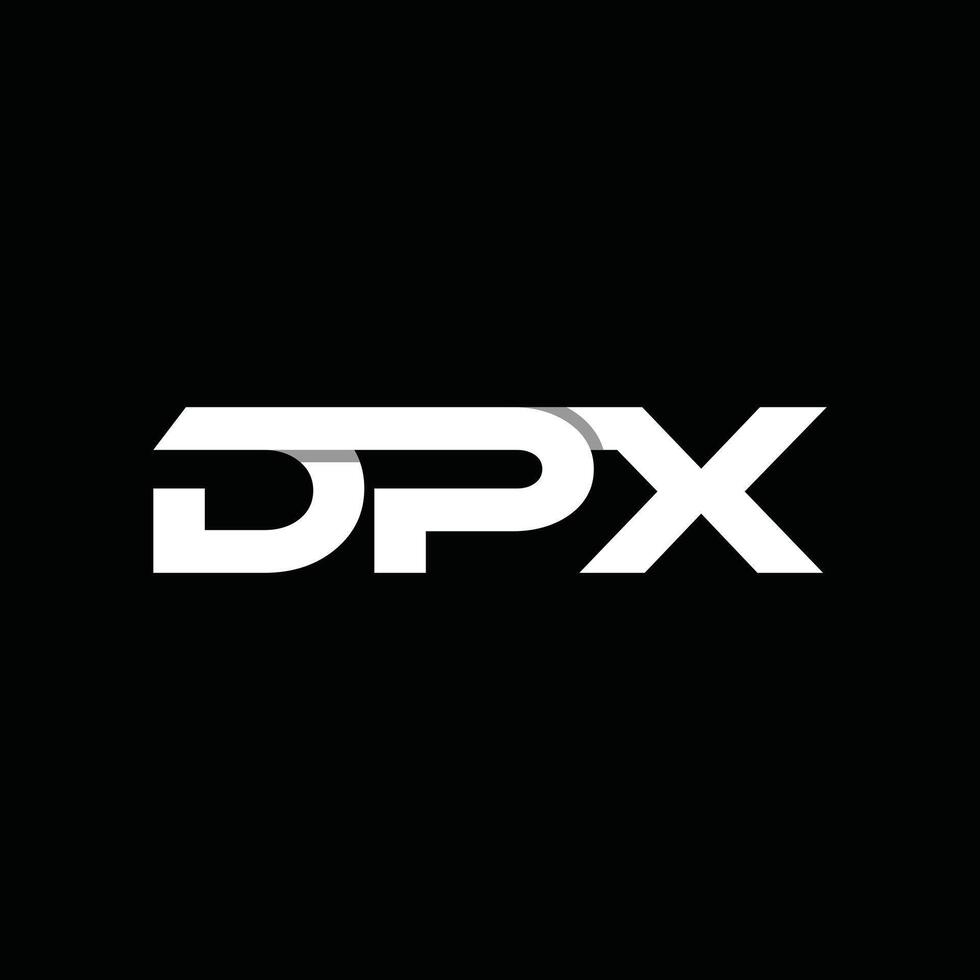 Initial DPX Monogram Business Simple Creative Design Logo vector