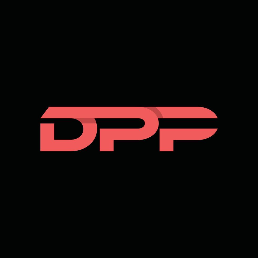 Simple Geometric Initial DPP Business Creative Design Logo vector