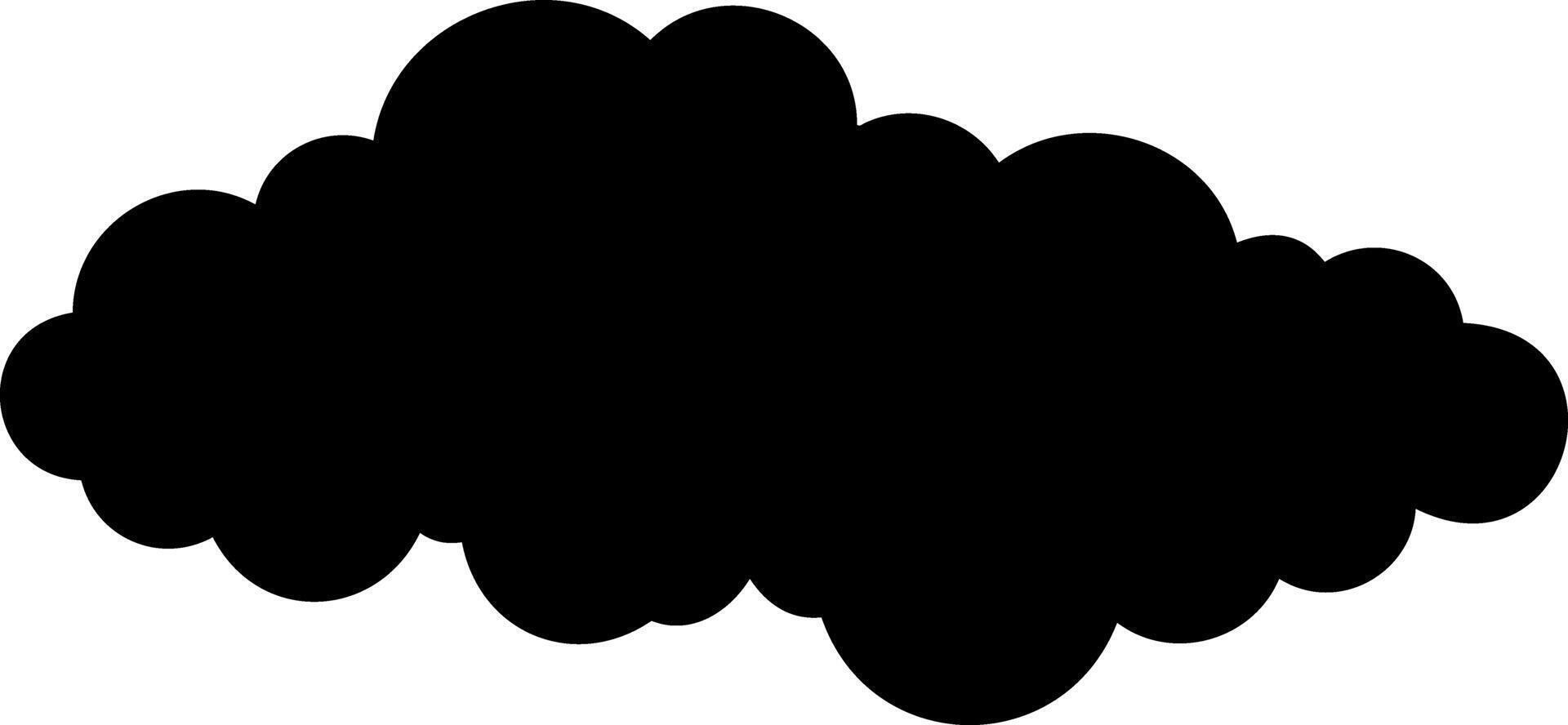 Cloud icon iWeather symbol clipart Stencil vector