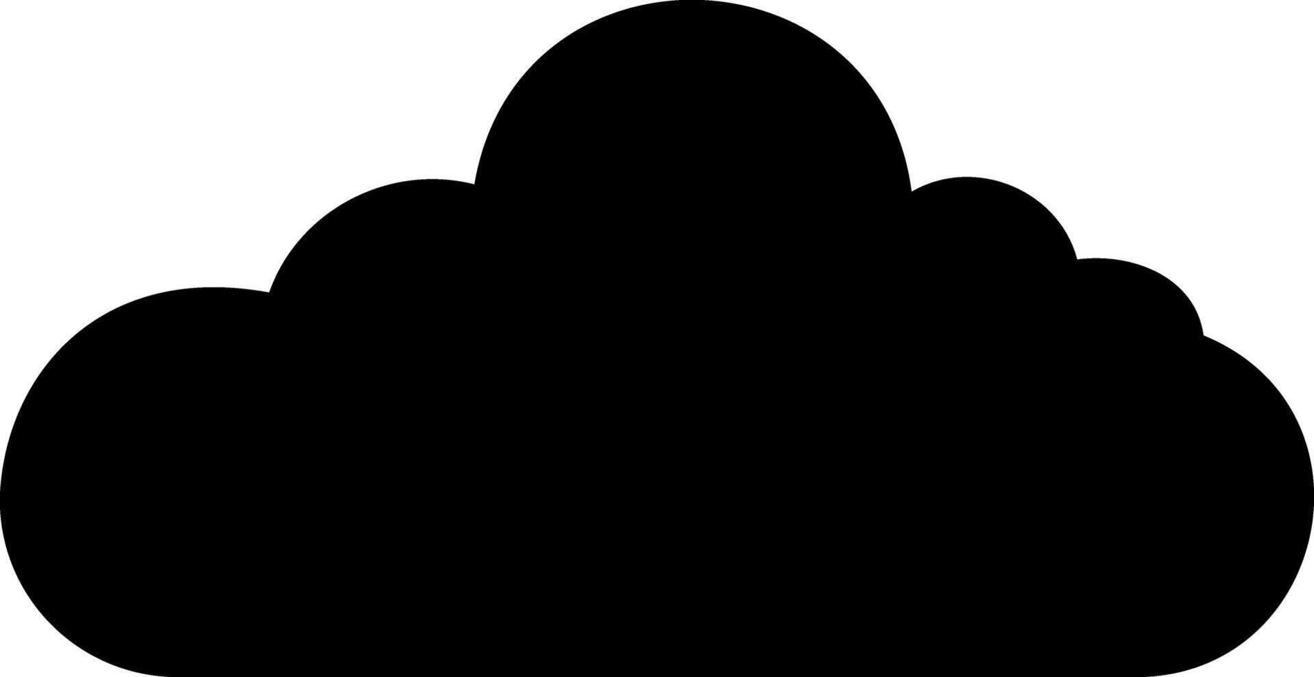 Cloud icon iWeather symbol clipart Stencil vector