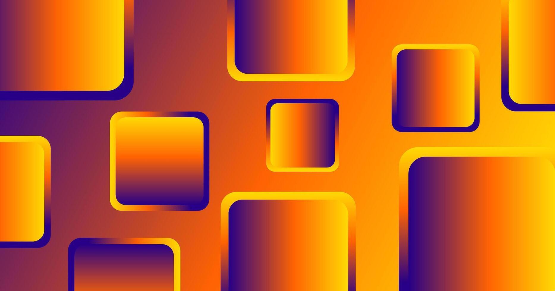 Bright abstract background with rectangles shapes dynamic vector