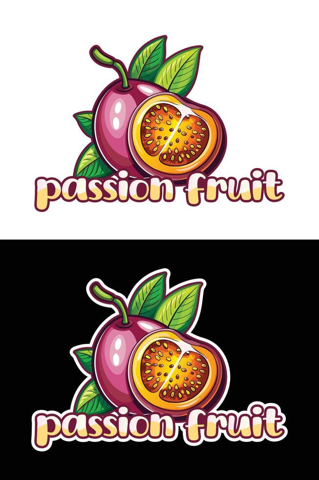 Colourful Fruits Illustration with Names. vector