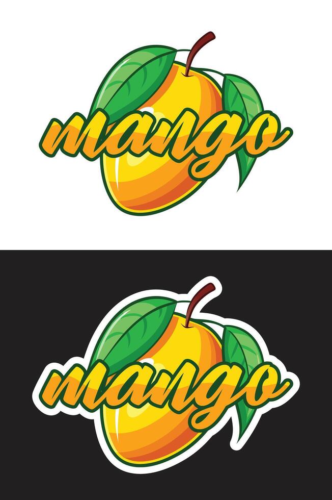 Colourful Fruits Illustration with Names. vector