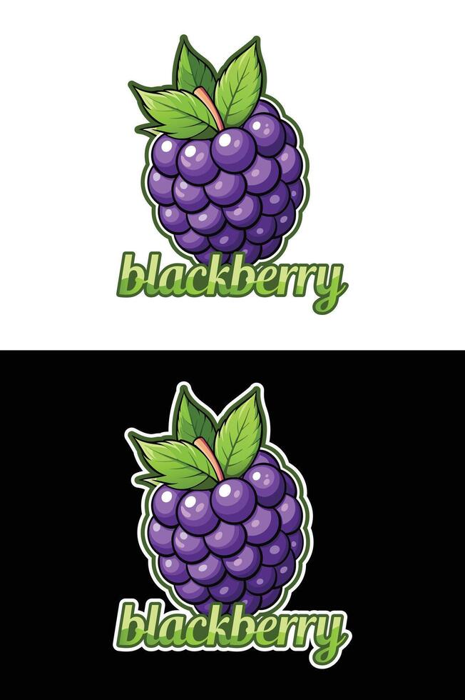 Colourful Fruits Illustration with Names. vector