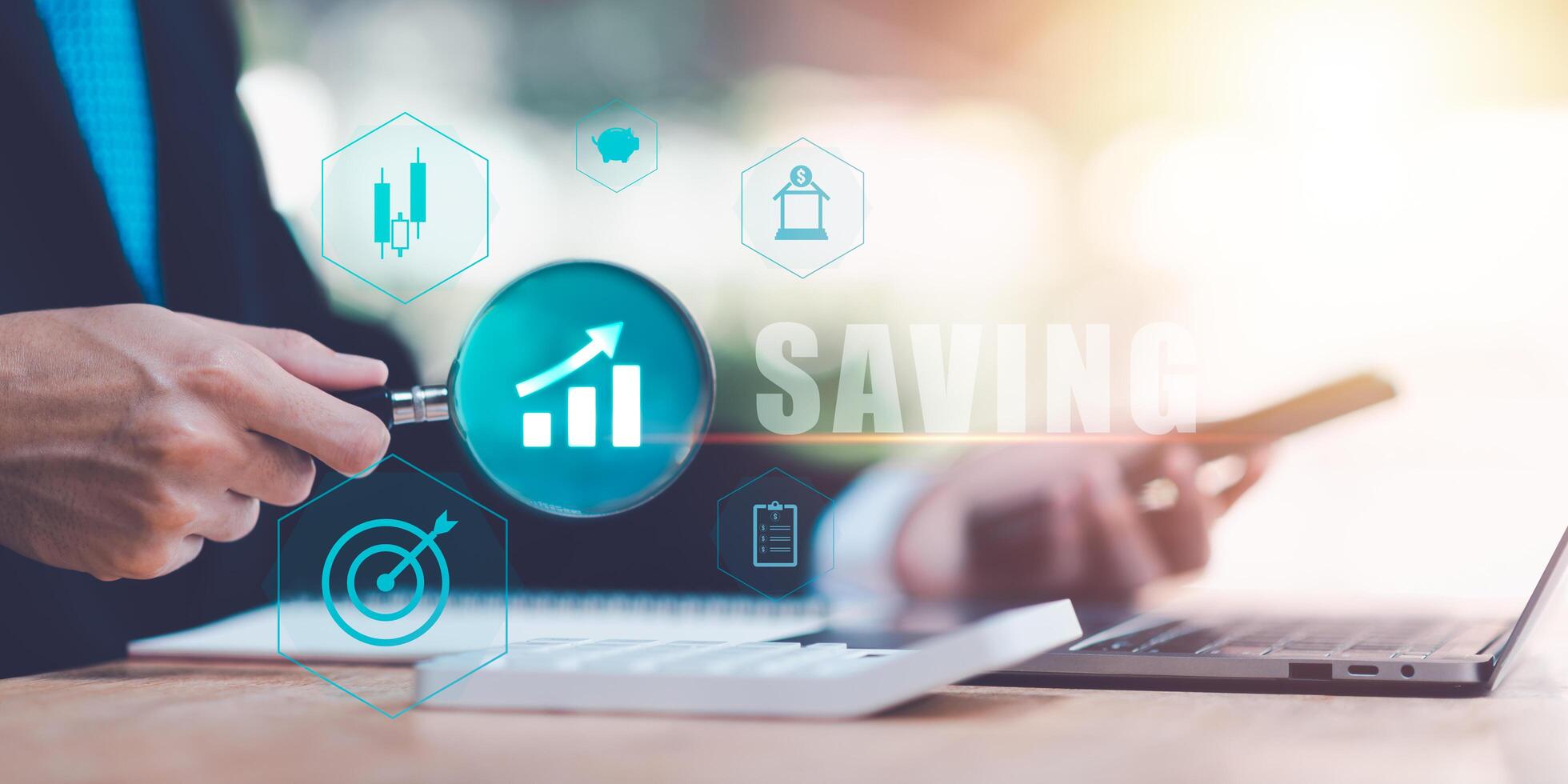concept of finance and investment ,profit growth management ,Stock and currency fund management ,high return investment ,bank interest management ,business investment analysis ,risk management photo